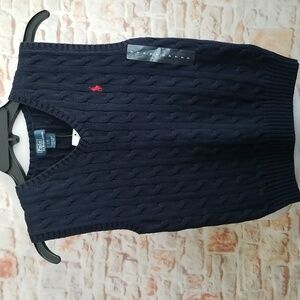 New  Polo by Ralph Lauren  Cable-Knit Sweater Vest